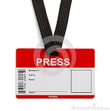 Without valid press credentials it is often impossible to gain entry to events and access to persons of interest. Press Id Card
