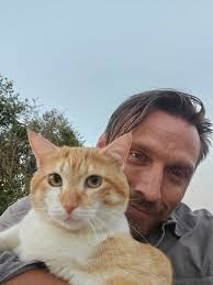 Elvis poses with his dad, (& human life pal) Nate. From the heart of the  oil patch, Drumright, Oklahoma USA..we love you, & hope your night has been  half as wonderful as