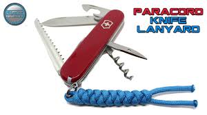 Hirdman paracord knife lanyard bead in bronze | etsy. Swiss Army Knife Paracord Lanyard Snake Knot Diy Tutorial Youtube