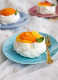 Mini Citrus Pavlovas Simple Bites Recipe Pavlova Pavlova Recipe Winter Desserts