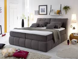 Belma Boxspringbett Mit Stauraum Im Kopfteil 180x200 Cm Grau In 2020 Schlafzimmer Set Kleines Schlafzimmer Schlafzimmer Deko
