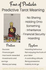 There is the need to always have more money when four of pentacles shows up. Future Tarot Meanings Four Of Pentacles Lisa Boswell Tarot Meanings Tarot Tarot Learning