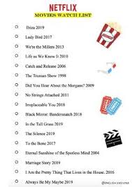 Check out these four series! Netflix Movies Checklist By English Vasilina Teachers Pay Teachers Netflix Movies Netflix Movie List Netflix