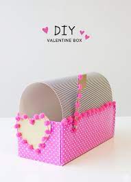 Put treats such as chocolates or candy hearts inside this box to give to somebody sweet. Diy Valentine Box Think Make Share