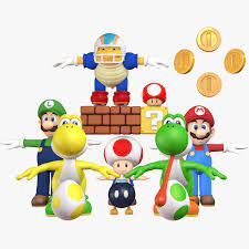 Mini Collection Pack Super Mario World Assets 3d Model Super Mario 3d Super Mario Super Mario World