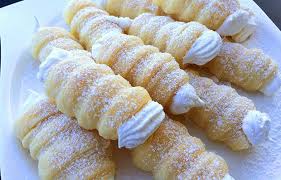 Schaumrollen Rezept Rezept Schaumrollen Rezept Blatterteig Rezepte Suss Rezepte