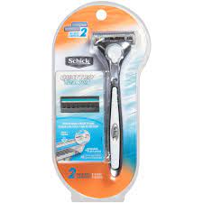 Schick quattro titanium razor blade refills for men value pack, 6 count. Schick Quattro Titanium Razor Plus 2 Refills Walmart Com Walmart Com