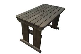 2x outdoor folding garden dining chairs rattan picnic chairs for garden, beach. Hollies Rounded Wooden Garden Dining Picnic Table Heavy Duty Handmade Outdoor Furniture In Uk Pressure Treated 6ft Rustic Brown Buy Online In Bahamas At Bahamas Desertcart Com Productid 63899460