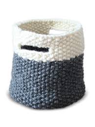 These free crochet basket patterns use different techniques, stitches and styles so you can make baskets for crochet basket patterns can be used to create unique storage solutions for your home. Three Sizes Of Baskets With Handles Knitting Pattern