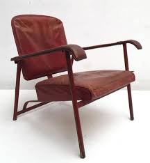 Vintage Leather Lounge Chair By Jacques Adnet Chair White Dining Chairs Round Back Dining Chairs