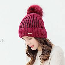 How have you been attaching your pom poms to your knitted hats, or are you not a pom pom kind of person? Buy Hat Fur Knitted Hat Wool Ball Winter Faux Print Women Beanie Pom Ladies At Affordable Prices Free Shipping Real Reviews With Photos Joom
