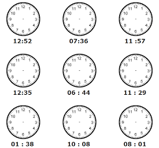 Live worksheets > english > english as a second language (esl) > telling the time. Telling Time Draw The Hands 1 Minute Intervals