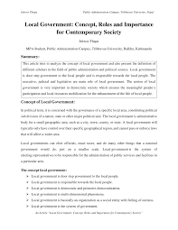 1.2 coverage and procedures of research Pdf Local Government Concept Roles And Importance For Contemporary Society