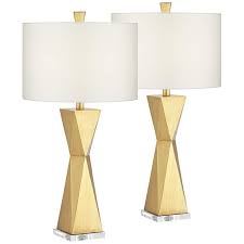 ( 4.3 ) out of 5 stars 3 ratings , based on 3 reviews current price $20.99 $ 20. Kalso Brushed Gold Quadrangle Table Lamps Set Of 2 68r13 Lamps Plus Table Lamp Table Lamp Sets Lamp