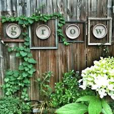 Wooden Fence Panels In The Garden Vintage Garden Decor Wooden Fence Panels Garden Fence