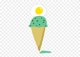 Strawberry ice cream covered the bottom of a frozen tray, then rolled into rolls. Egg Icecream Sq Ice Cream Gif Cartoon Green Clipart 1748389 Pinclipart
