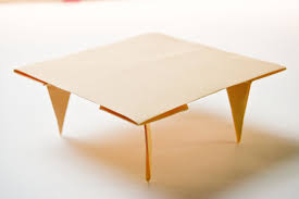 How To Make A Paper Table Origami Paper Table Origami Table Coffee Table Origami