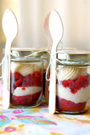 Individual Cake Jars For Each Guest Food Gifts Desserts Different Recipes