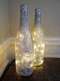 1 glitter lighted wine bottle wine bottle lamp bar by dazzlemepink 18 00 wijnflessen versieren verlichte wijnfles wijnfles kunst