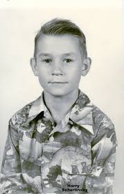 Photos of Harry Scherlinsky before and after arriving in the United States  in 1950