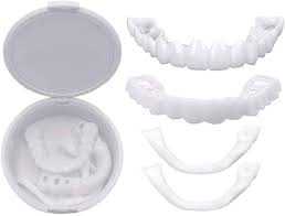 Sounds a little counterintuitive, right? Amazon Com 3pc Magic Teeth Brace Top And Bottom Dentures Temporary Dental Prosthesis False Teeth Top Cosmetic Dental Veneers Comfort Fit Flex Fits Prevently Quick Dentures Home Kitchen