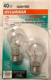 What kind of light bulbs go in ceiling fans? Lighting Gallery Net Incandescent Lights Sylvania A15 Ceiling Fan Bulbs Now Made By Ge In Hungary