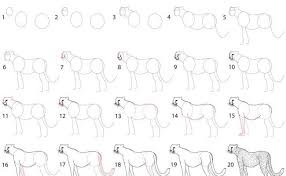 Learn how to draw easy cheetah pictures using these outlines or print just for coloring. How To Draw A Cheetah Cartoon Cute766