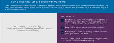 United Airlines Bonus Miles For Marriott Stays Specific Booking Link On Air Reservations Loyaltylobby