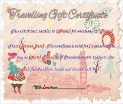 Printable Travel Gift Certificate Template Word Pdf Psd Voucher Gift Certificate Template Word Gift Certificate Template Printable Gift Certificate