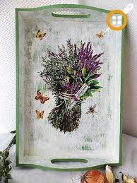 Ahsap Boyama Tepsi Modelleri 164 Adet Ahsap Tepsi Boyama Ve Susleme Tepsi Decoupage Sanat Ve Elisleri