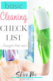 A Basic Cleaning Checklist Printable To Streamline Your Routine Cleaning Checklist Cleaning Checklist Printable Deep Cleaning Checklist
