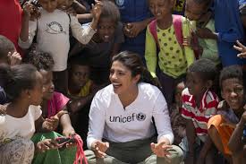 From having a milkshake to her name to playing the boxing champion mary kom and being the most followed indian actress on twitter. Unicef Goodwill Ambassador Priyanka Chopra Jonas Visits Ethiopia To Meet Refugee Children Fleeing Conflict And Humanitarian Crises