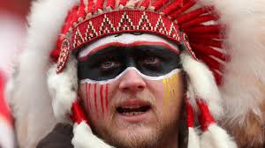 For many years powdered paints obtained from white traders were mixed with grease or water and used for face and body painting. Nfl Kansas City Chiefs Ban Native American Head Dresses Face Paint
