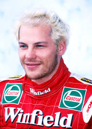 Image of Formula One world champion Michael Schumacher (L) and his brother