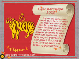 Tiger Horoscope 2020 Love Career Finance And Monthly