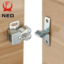 Ned 2pcs Magnet Cabinet Catches Door Stop Closer Stoppers Damper Buffer With Screws For Wardrobe Hardware Furniture Fittings Wish Fitted Furniture Door Stopper Cabinet Catches