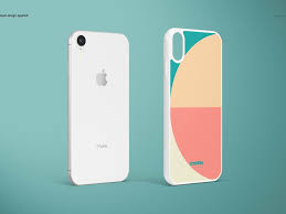 Iphone Xr 2d Case White Mockup Set Iphone Padded Case Case