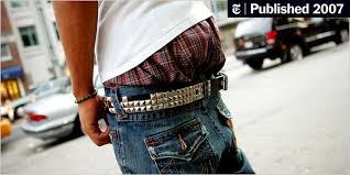 Ventas por mayor y menor. Are Your Jeans Sagging Go Directly To Jail The New York Times