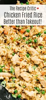 Better Than Takeout Chicken Fried Rice The Recipe Critic Rotisserie Chicken Recipes Recipes Chicken Dinner Recipes