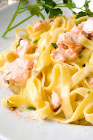 Tagliatelle Panna E Salmone Fresco O Affumicato Per Una Ricetta Gourmet Ricette Tagliatelle Ricette Gourmet