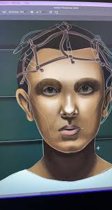 I'm taking some time today to slow down and enjoy two of my favorite past  times, Stranger Things and digital art.