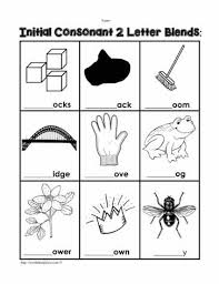 Word to practice initial, medial and final consonants sounds. Phonics Initial Consonant Blends Worksheets