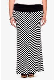 Black And White Striped Maxi Skirt Black White Mitered Striped Maxi Skirt Plus Size Torrid Onestopplus Striped Maxi Skirts Maxi Skirt Mitered Stripe