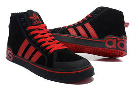 Adidas Black And Red High Tops Adidas High Tops Red And Black Adidas Originals Ad228 High Mens Nike Shoes Adidas High Tops Suede Tops