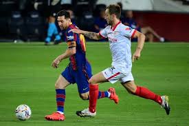 El amo del gol pronostica la fecha 25 de laliga donde destaca la visita del barcelona al sevilla. Jadwal Dan Link Live Streaming Sevilla Vs Barcelona Halaman All Kompas Com