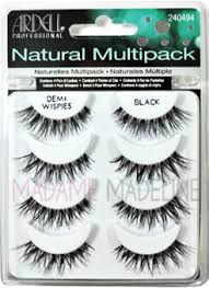 The overall look is full and fluttery, never fake; Z Ardell Natural Multipack Demi Wispies 61494 Bogo Buy 1 Get 1 Free Deal Direct Order Madame Madeline Lashes