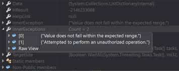 Debugging System Aggregateexception Even In Async Code Elmah Io