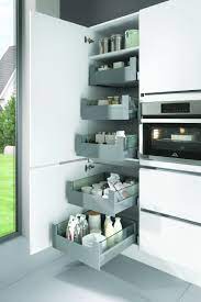 there is hardly a better way to utilise every inch of a tall unit than with internal pull outs t muebles de cocina diseno de despensa diseno muebles de cocina