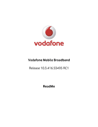 Remote unlock by software is the fastest and most cost effective way to unlock vodafone k4201 usb modem when remote unlocking by code is not available for your mobile device. Vodafone Mobile Broadband Release 10 3 416 53495 Rc1 Readme Manualzz
