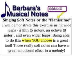 A lot of tension can be found in these areas anyway. Singing High Notes Softly Or How To Sing Pianissimo
